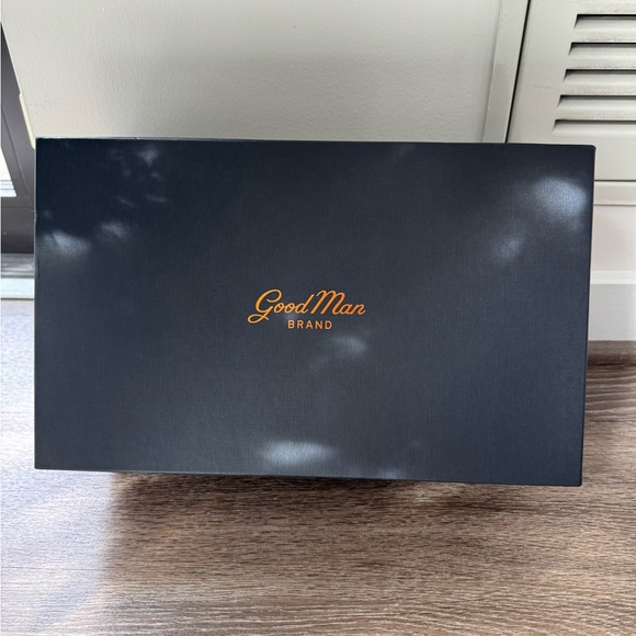 Good Man Brand Black Leather Sneakers Mens size 10 - Picture 9 of 9